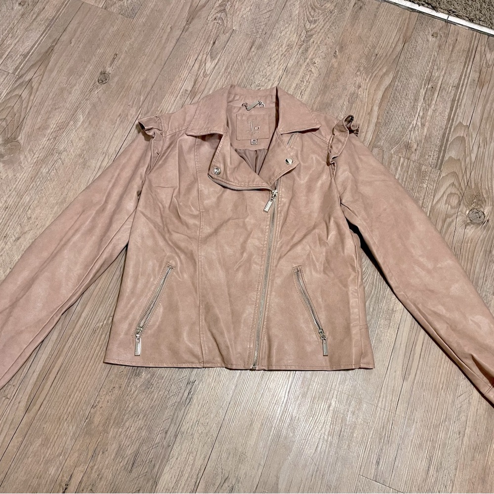 Faux leather jacket